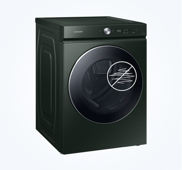 Bespoke 7.6 cu. ft. Ultra Capacity Gas Dryer with AI Optimal Dry and