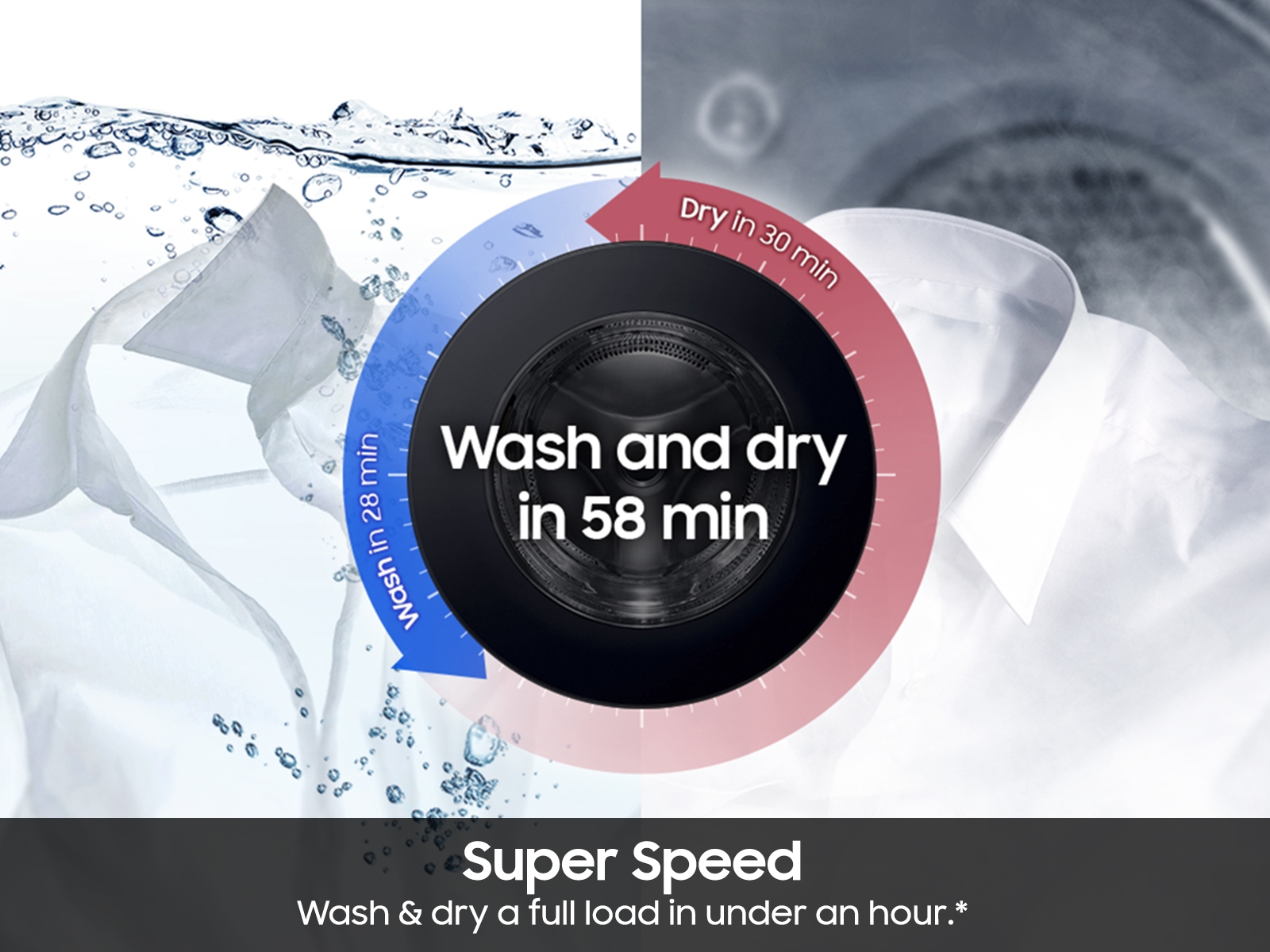 Thumbnail image of 7.6 cu. ft. Bespoke AI Ultra Capacity Front Load Electric Dryer with AI Home and AI OptiDry+ in Dark Steel