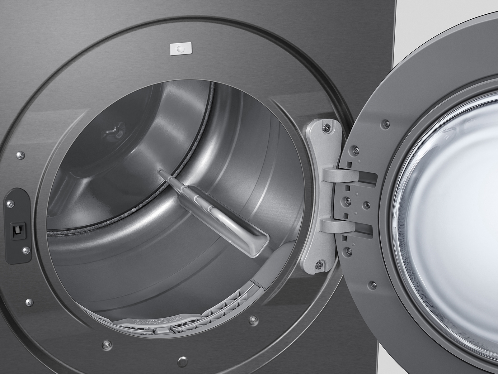 Thumbnail image of 7.6 cu. ft. Bespoke AI Ultra Capacity Front Load Electric Dryer with AI Home and AI OptiDry+ in Dark Steel