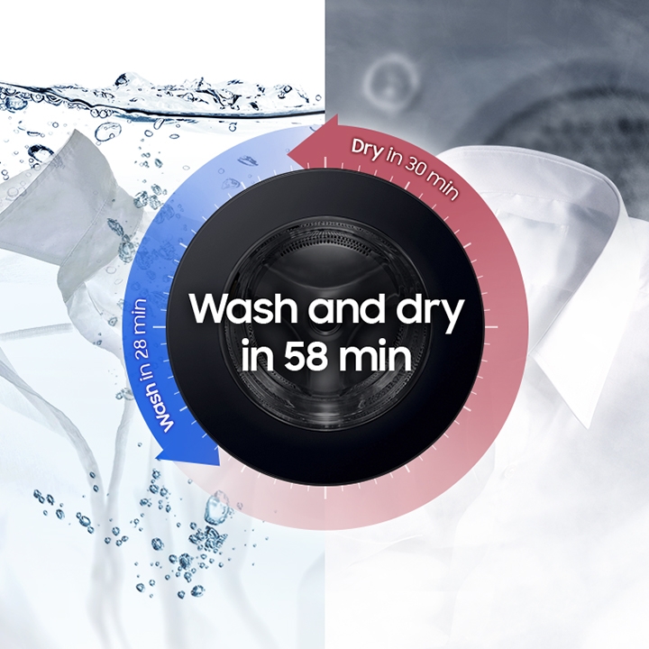 Super Speed - fast wash and dry icon.