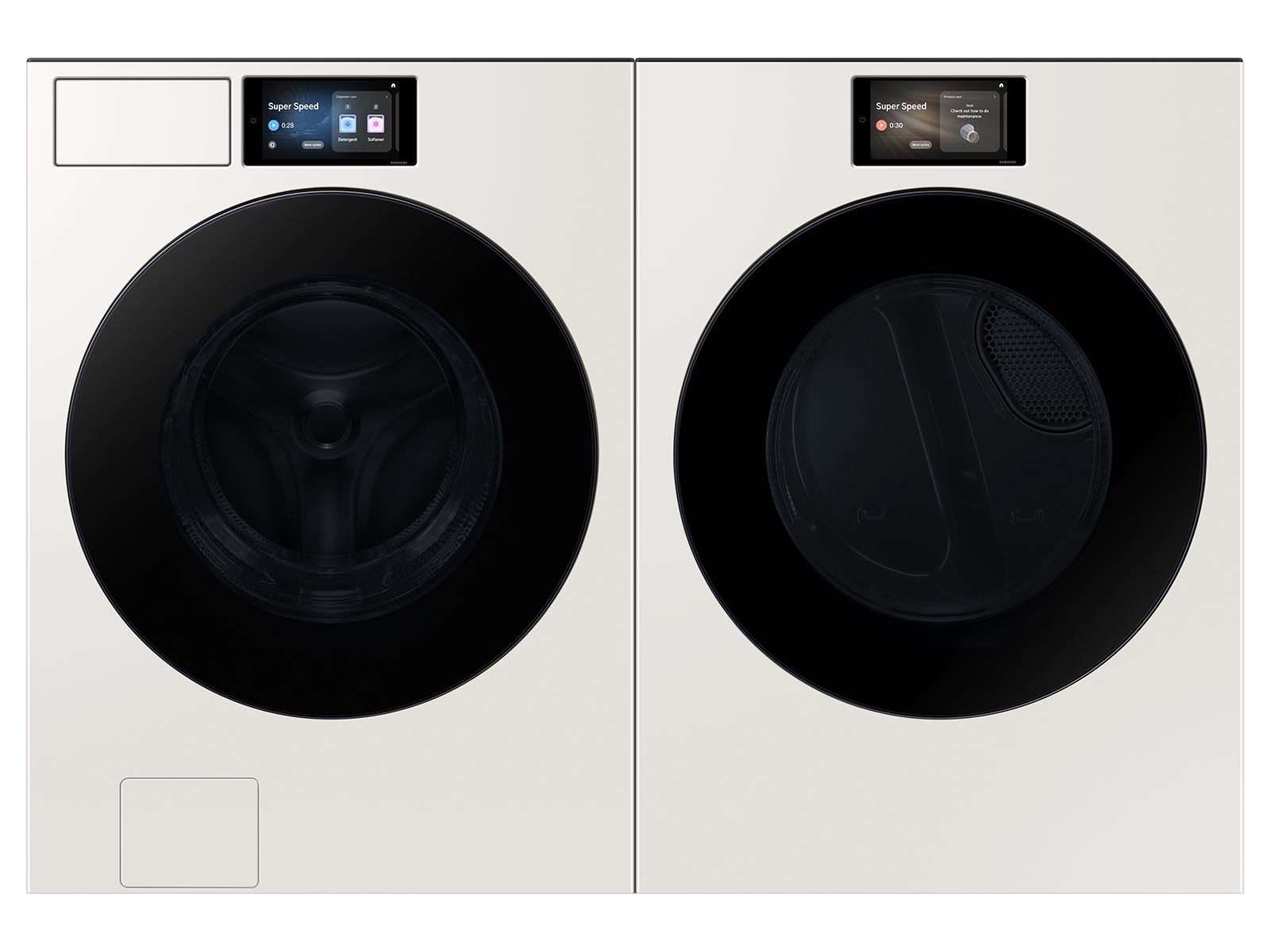 Thumbnail image of 7.6 cu. ft. Bespoke AI Ultra Capacity Front Load Gas Dryer with AI Home and AI OptiDry+ in Ivory