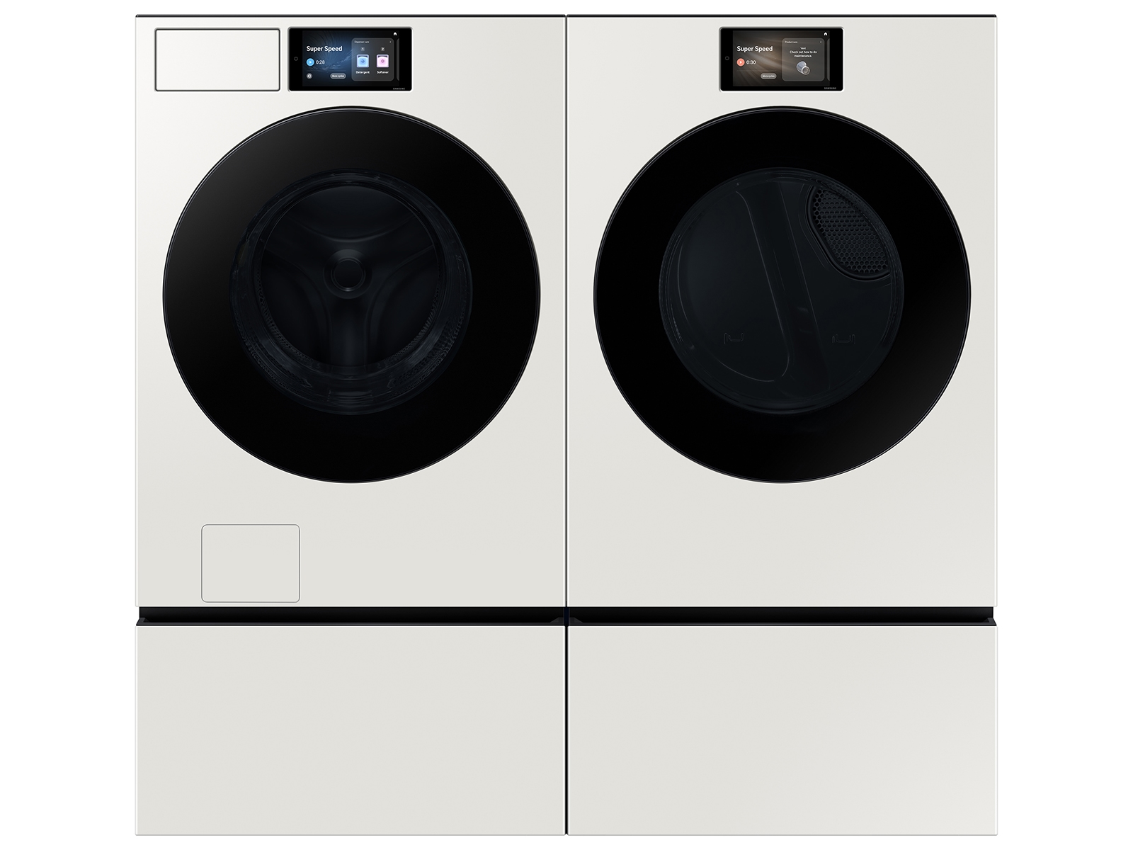 Thumbnail image of 7.6 cu. ft. Bespoke AI Ultra Capacity Front Load Gas Dryer with AI Home and AI OptiDry+ in Ivory