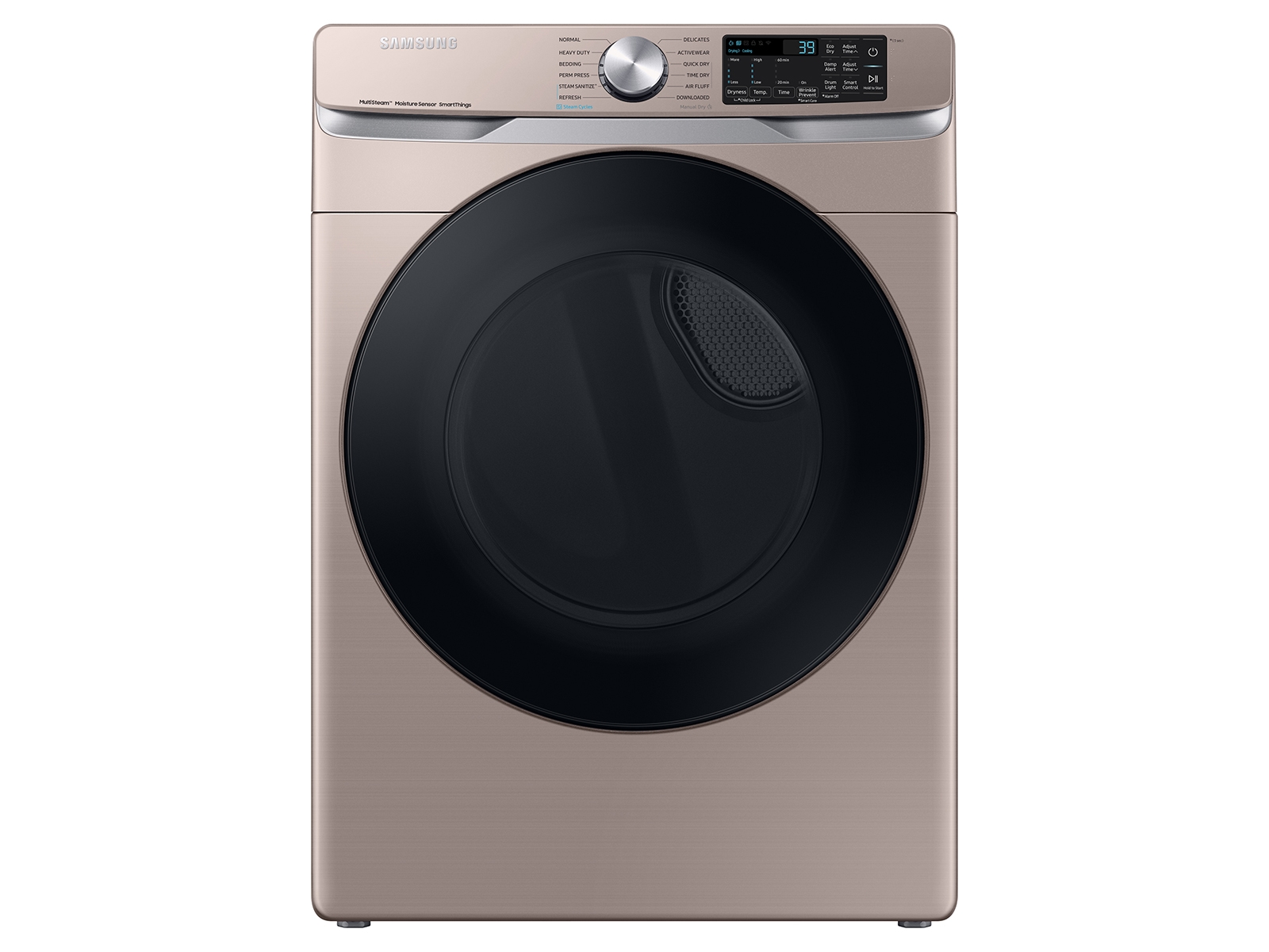 Samsung 7.5 cu. ft. Smart Electric Dryer with Steam Sanitize+ in Champagne(DVE45B6300C/A3)