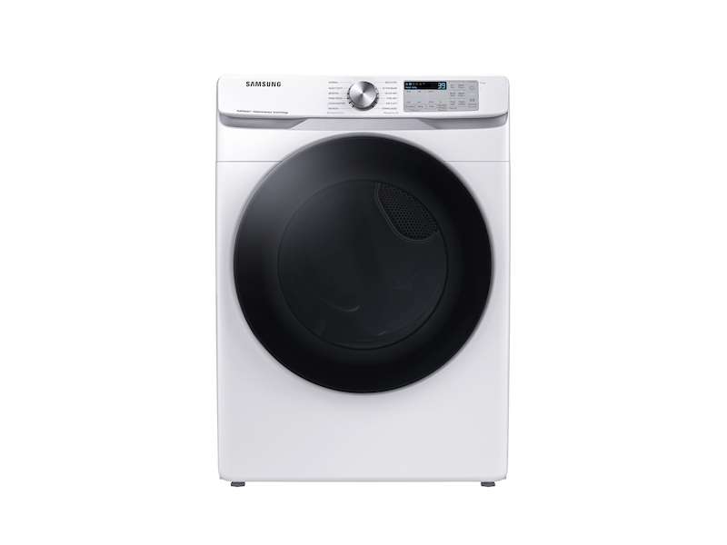 7.5 cu. ft. Smart Electric Dryer with Steam Sanitize+ in White