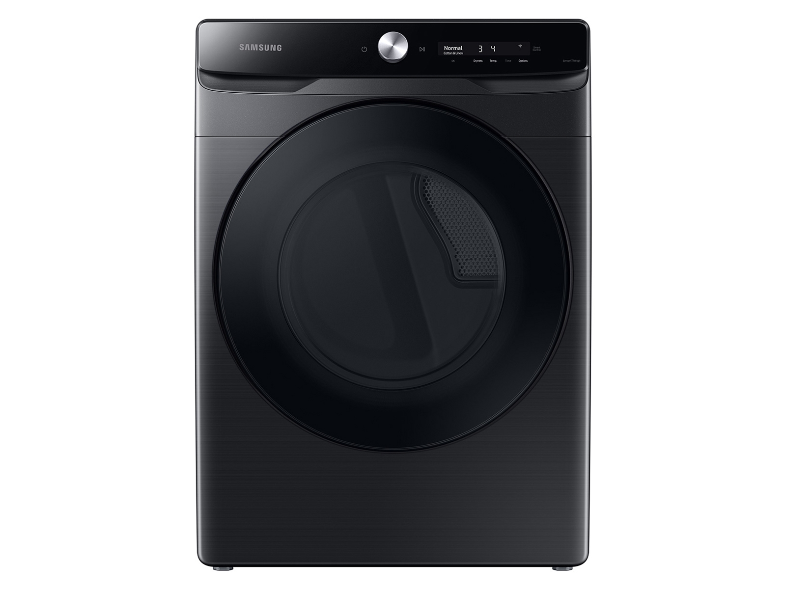 Samsung 7.5 cu. ft. Smart Dial Electric Dryer with Super Speed Dry in Brushed Black(DVE50A8600V/A3)
