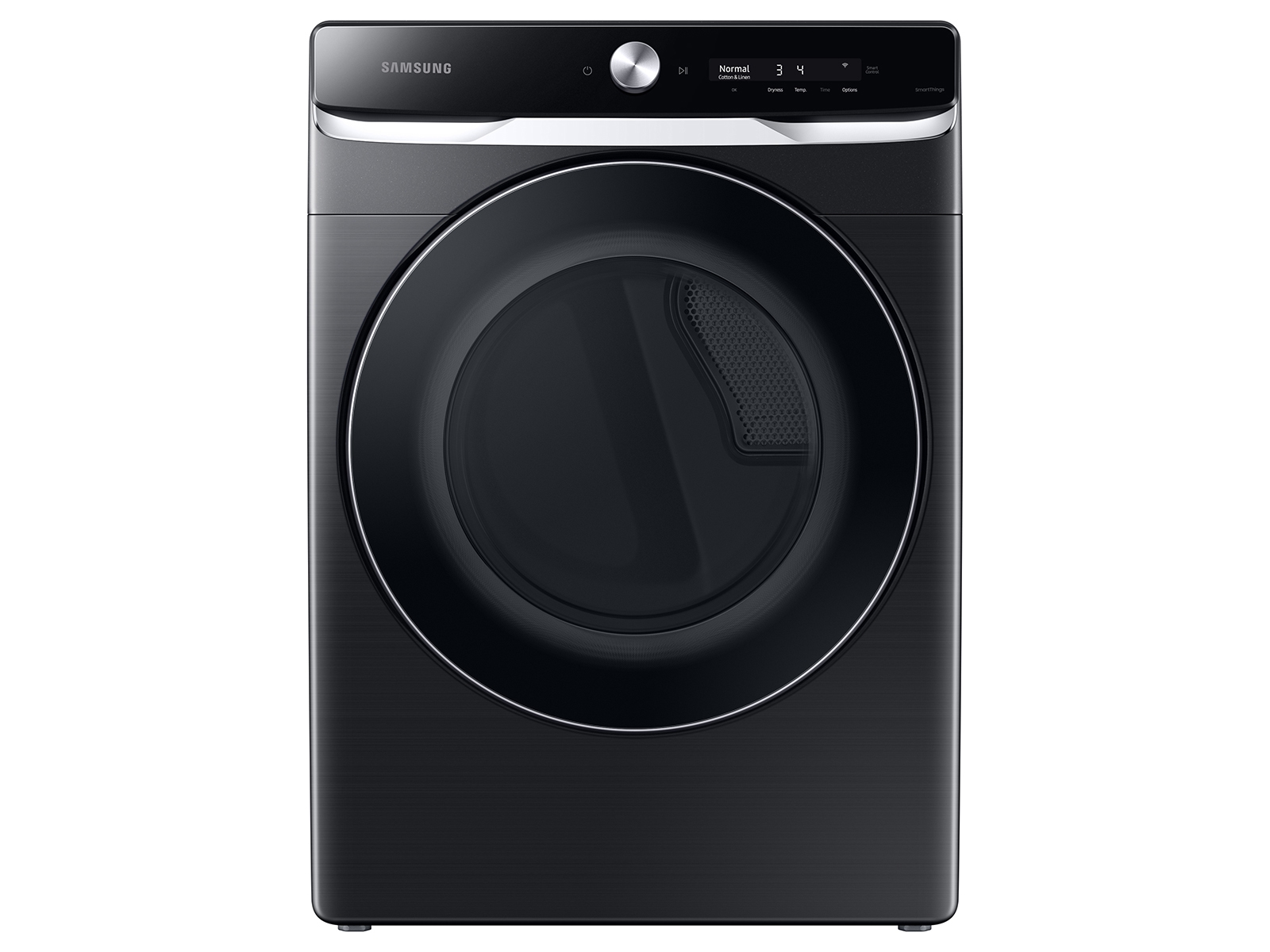 7 5 Cu Ft Smart Dial Electric Dryer With Super Speed Dry In Brushed Black Dryers Dve50a00v A3 Samsung Us
