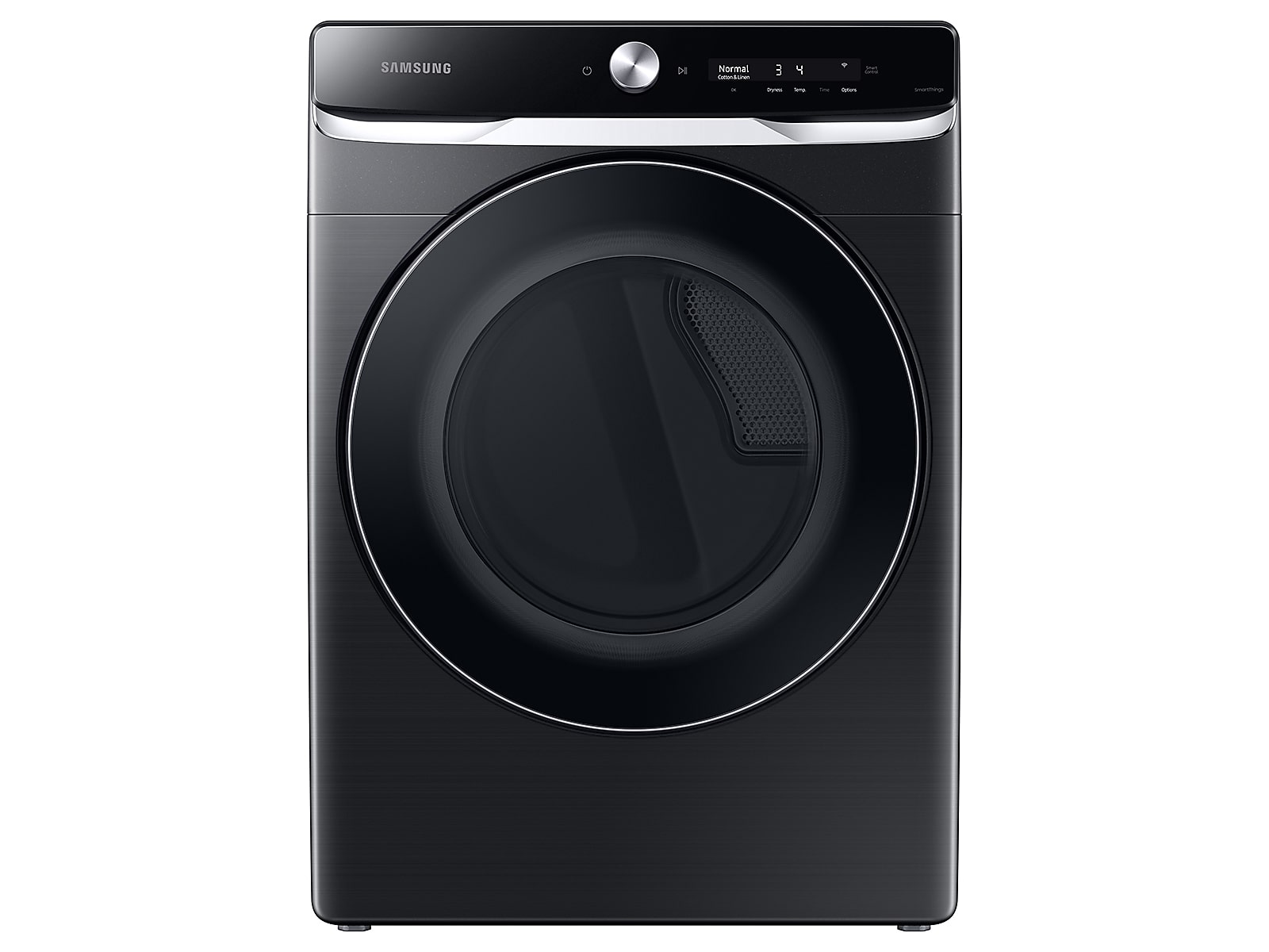 Samsung 7.5 cu. ft. Smart Dial Electric Dryer with Super Speed Dry in Brushed Black(DVE50A8800V/A3)