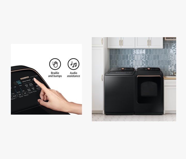Samsung 7.4 cu. ft. Smart Electric Dryer with Pet Care Dry and Steam Sanitize+ in Brushed Black samsung-7-4-cu-ft-smart-electric-dryer-with-pet-care-dry-and-steam-sanitize-in-brushed-black