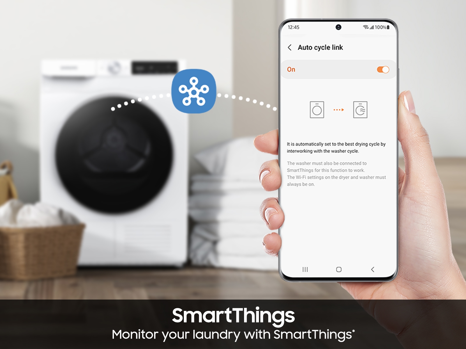 Thumbnail image of 4.0 cu. ft. Heat Pump Dryer with AI Smart Dial and Wi-Fi Connectivity in White