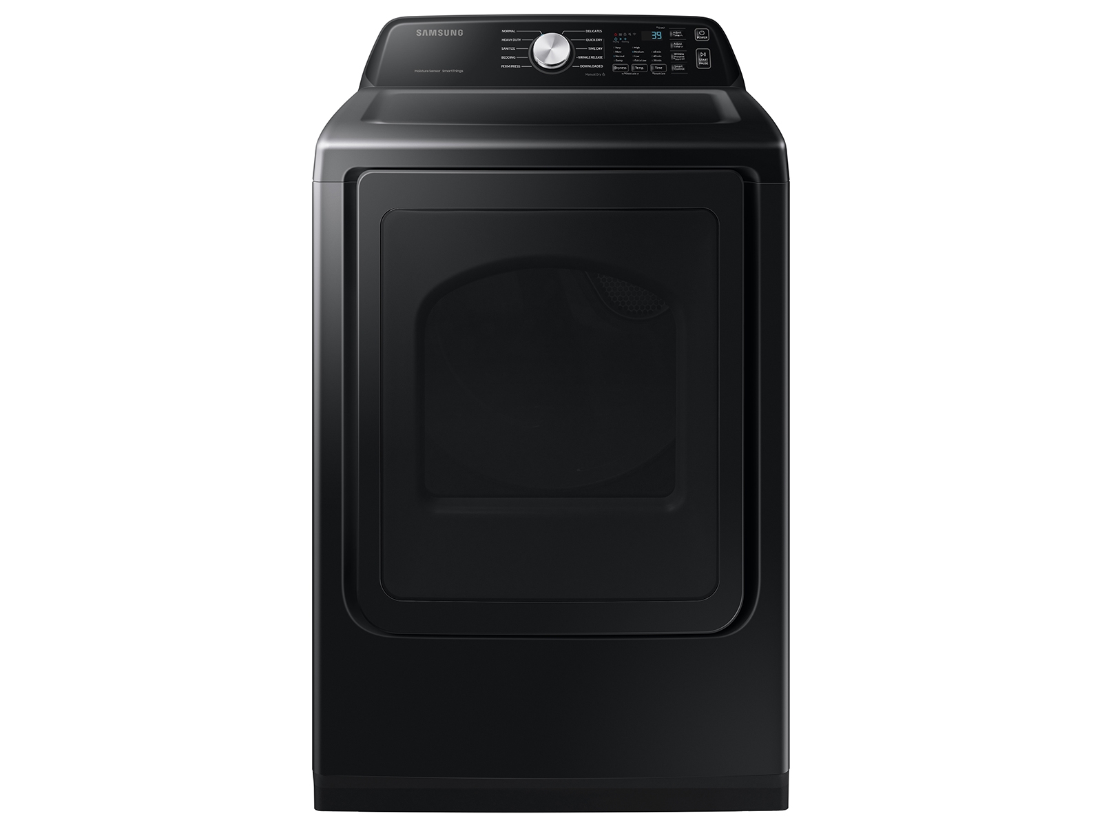 Samsung 7.4 cu. ft. Smart Electric Dryer with Sensor Dry in Brushed Black(DVE47CG3500VA3)