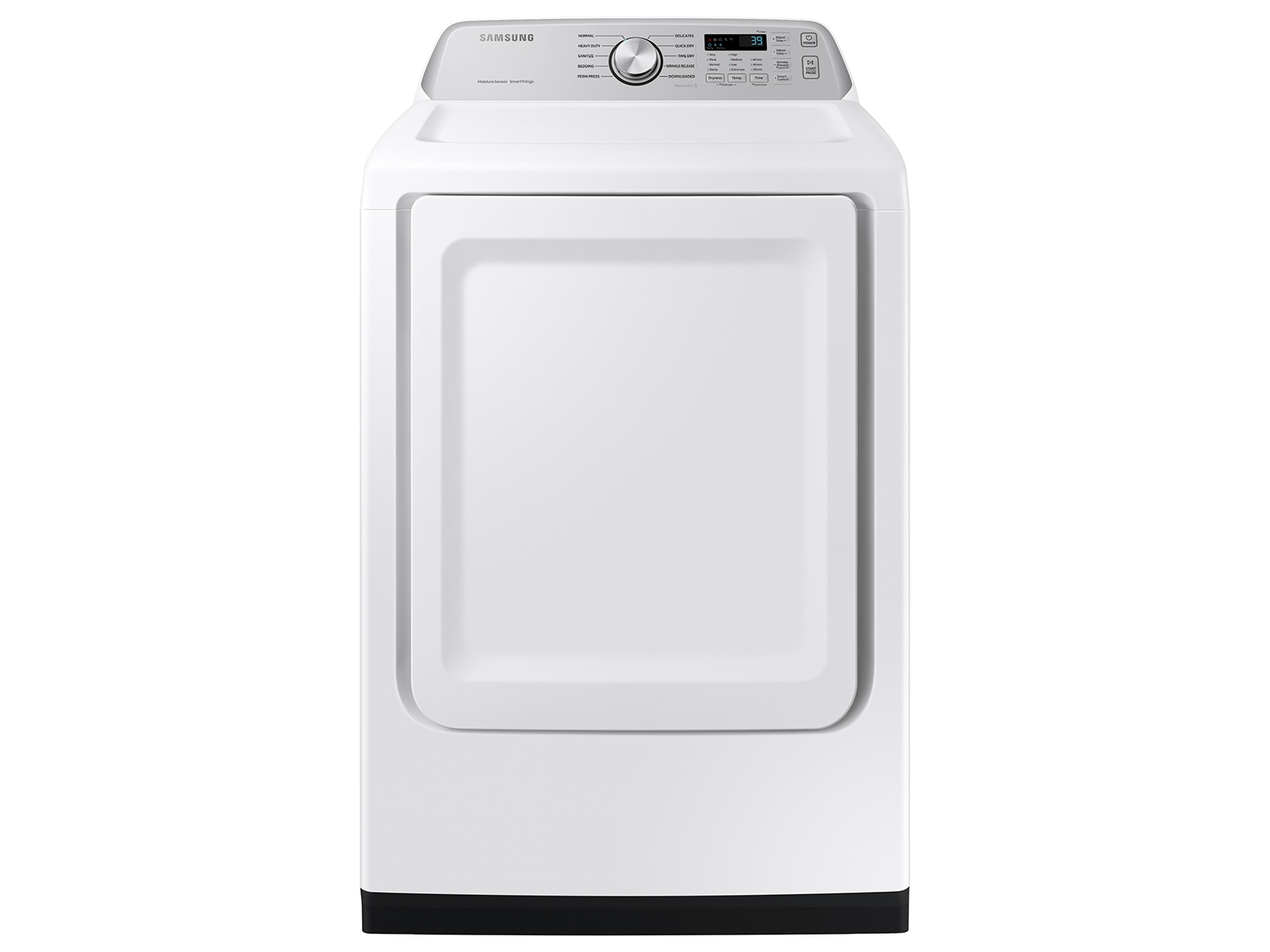 Photos - Tumble Dryer Samsung 7.4 cu. ft. Smart Electric Dryer with Sensor Dry in White(DVE47CG3 