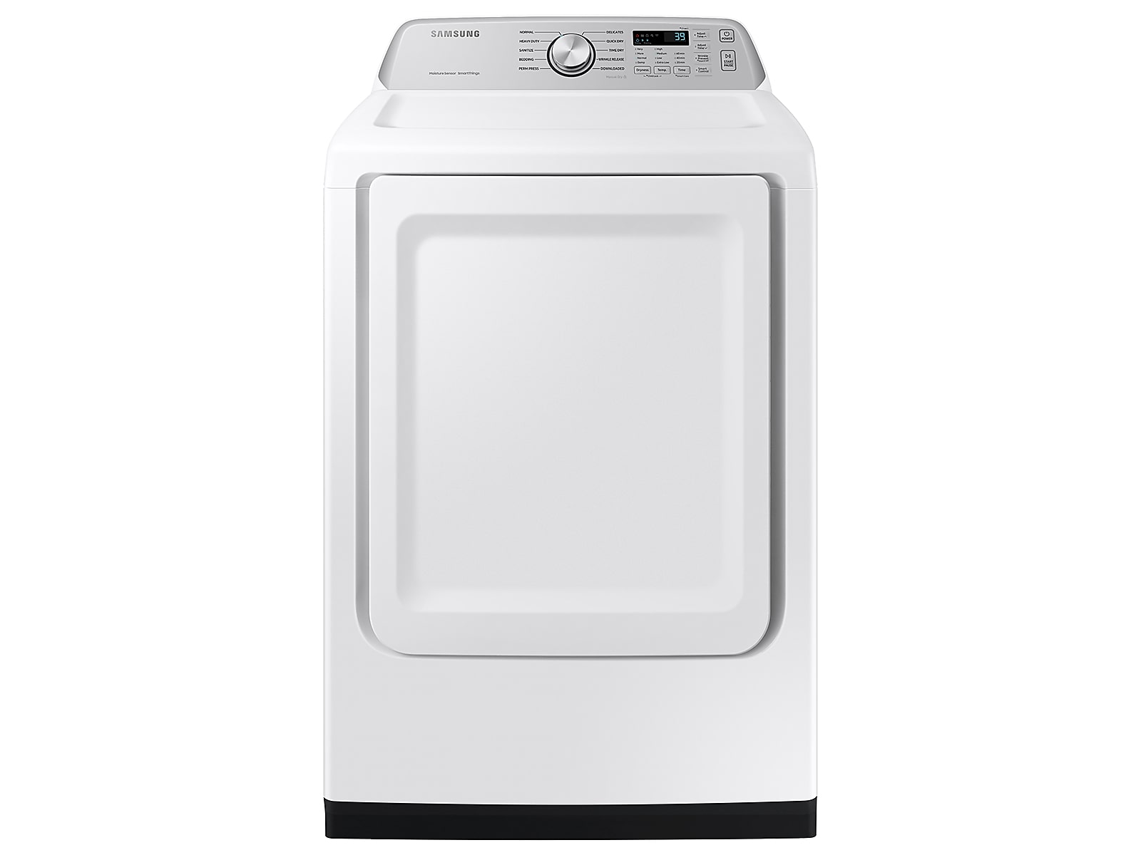 Samsung 7.4 cu. ft. Smart Electric Dryer with Sensor Dry in White(DVE47CG3500WA3)