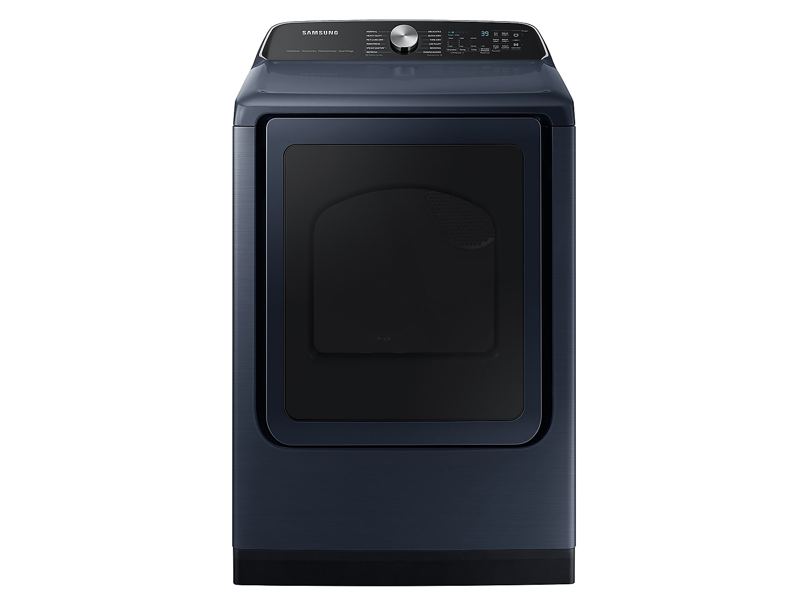 Samsung 7.4 cu. ft. Smart Electric Dryer with Pet Care Dry and Steam Sanitize+ in Brushed Navy Blue(DVE54CG7150DA3)