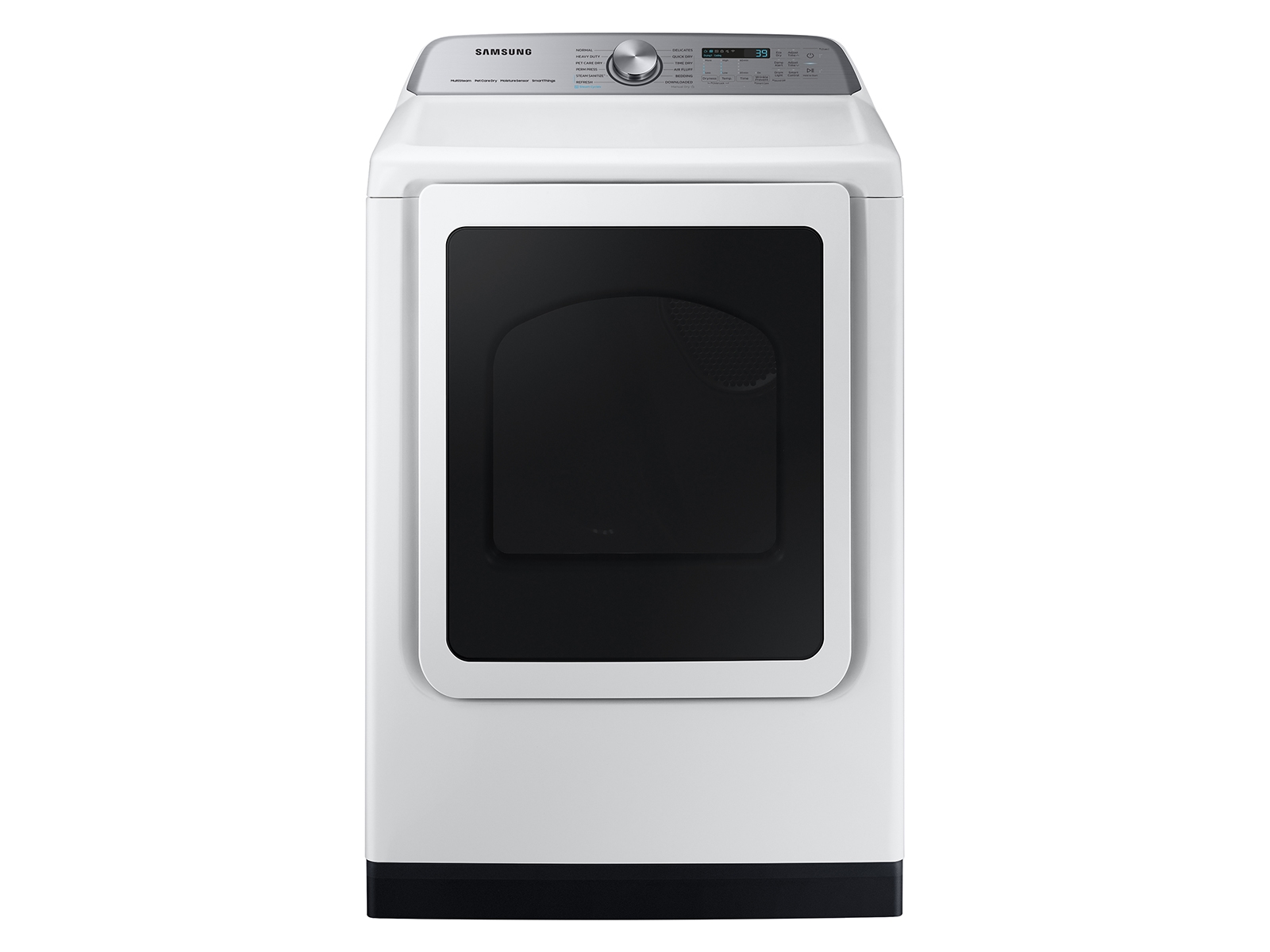 Samsung 7.4 cu. ft. Smart Electric Dryer with Steam Sanitize+ in White(DVE55CG7100WA3)