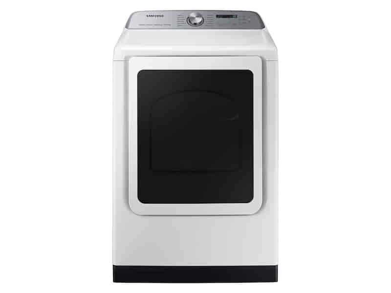 7.4 cu. ft. Smart Electric Dryer with Steam Sanitize+ in White