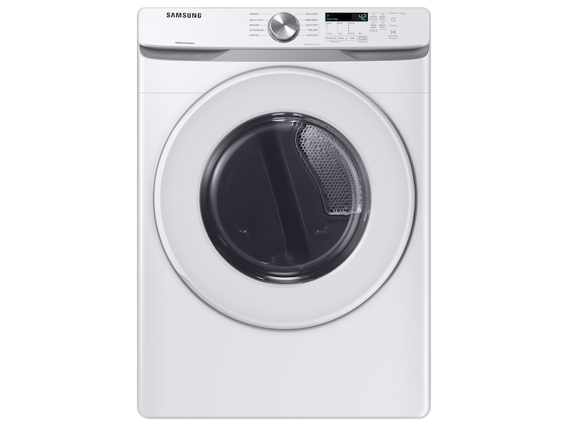7.5 cu. ft. Electric Long Vent Dryer with Sensor Dry in White