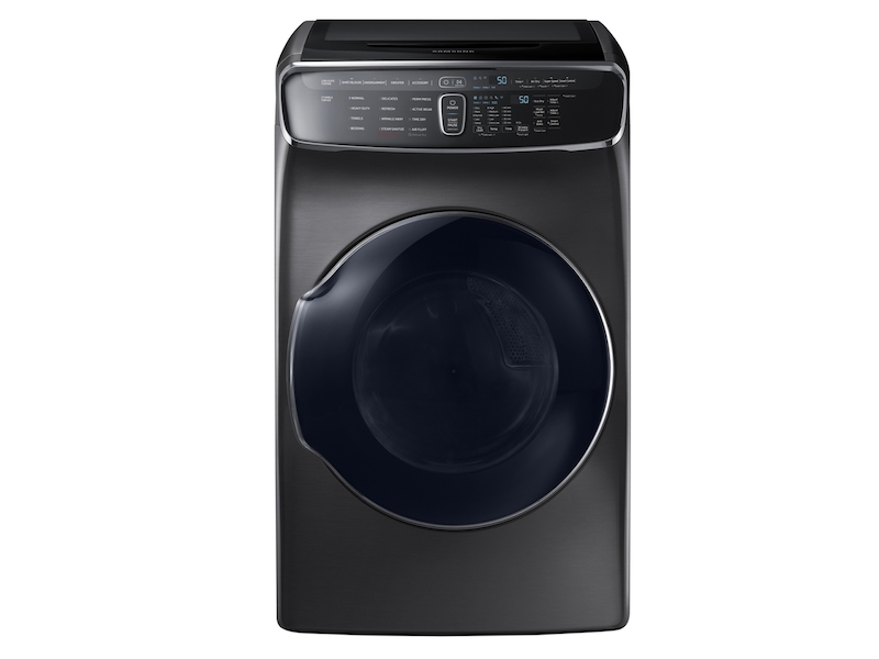 7.5 cu. ft. Smart Electric Dryer with FlexDry&trade; in Black Stainless Steel
