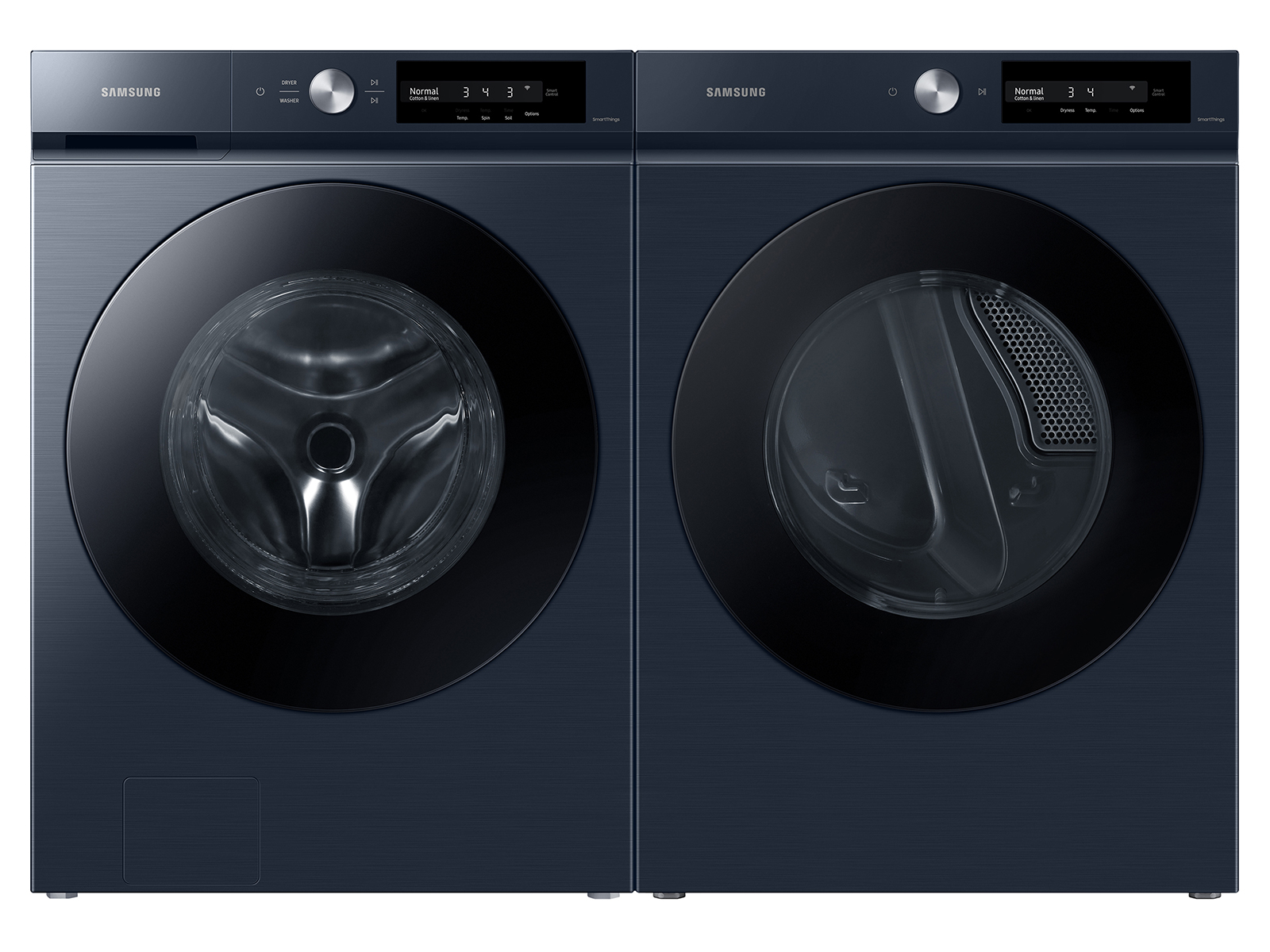 Thumbnail image of Bespoke 7.5 cu. ft. Large Capacity Gas Dryer with Super Speed Dry and AI Smart Dial in Brushed Navy