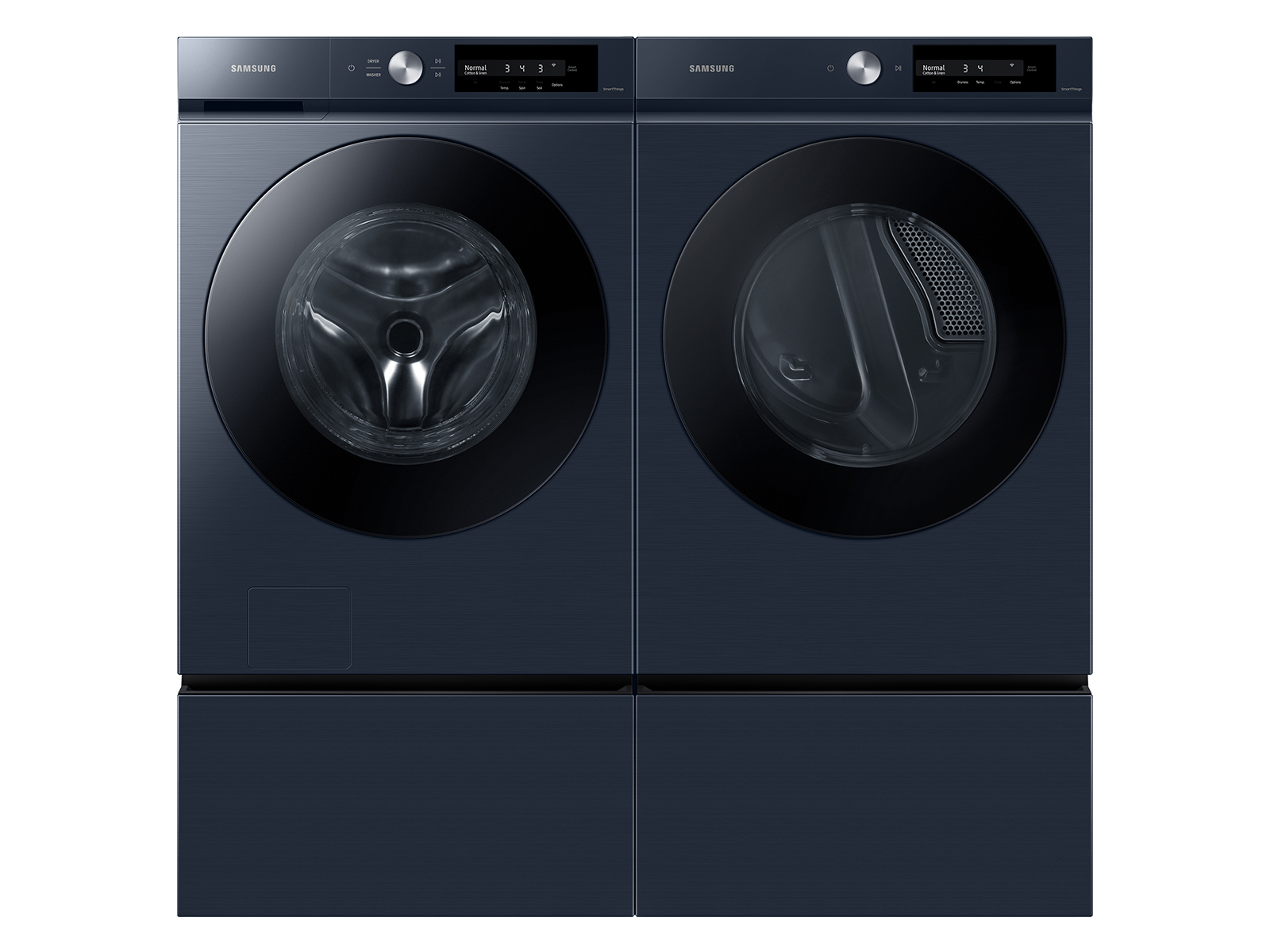 Thumbnail image of Bespoke 7.5 cu. ft. Large Capacity Gas Dryer with Super Speed Dry and AI Smart Dial in Brushed Navy