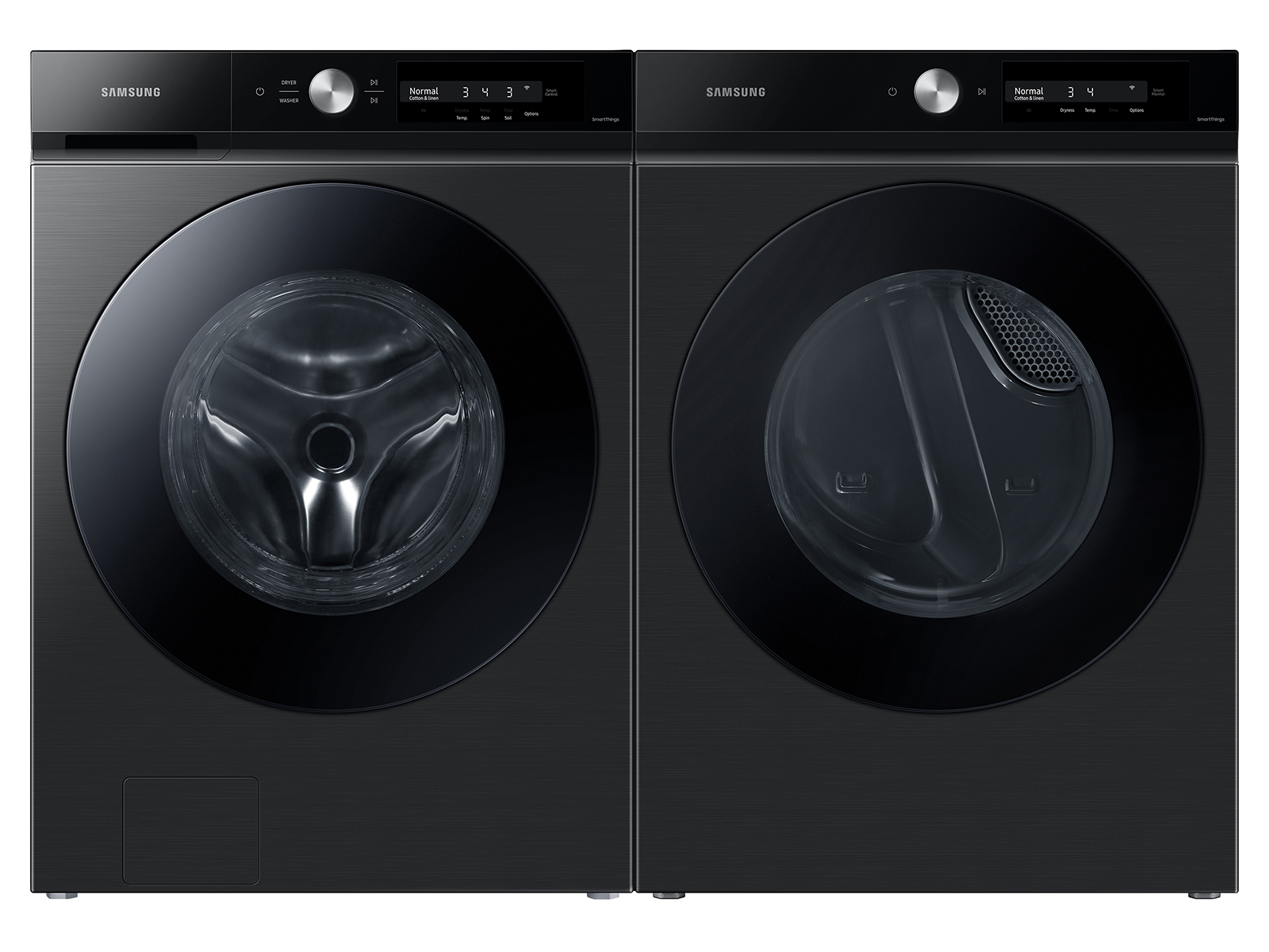 Thumbnail image of Bespoke 7.5 cu. ft. Large Capacity Gas Dryer with Super Speed Dry and AI Smart Dial in Brushed Black