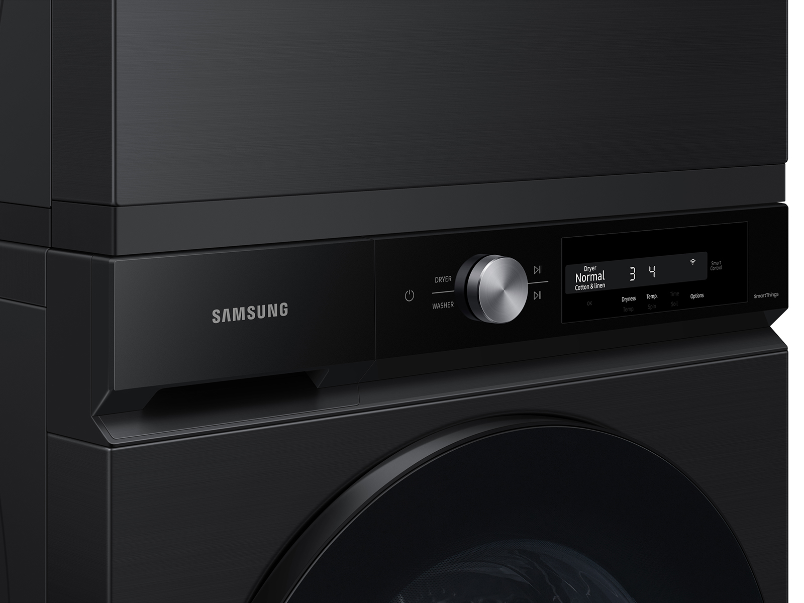 Thumbnail image of Bespoke 7.5 cu. ft. Large Capacity Gas Dryer with Super Speed Dry and AI Smart Dial in Brushed Black