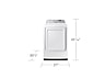 Thumbnail image of 7.4 cu. ft. Smart Gas Dryer with Sensor Dry in White