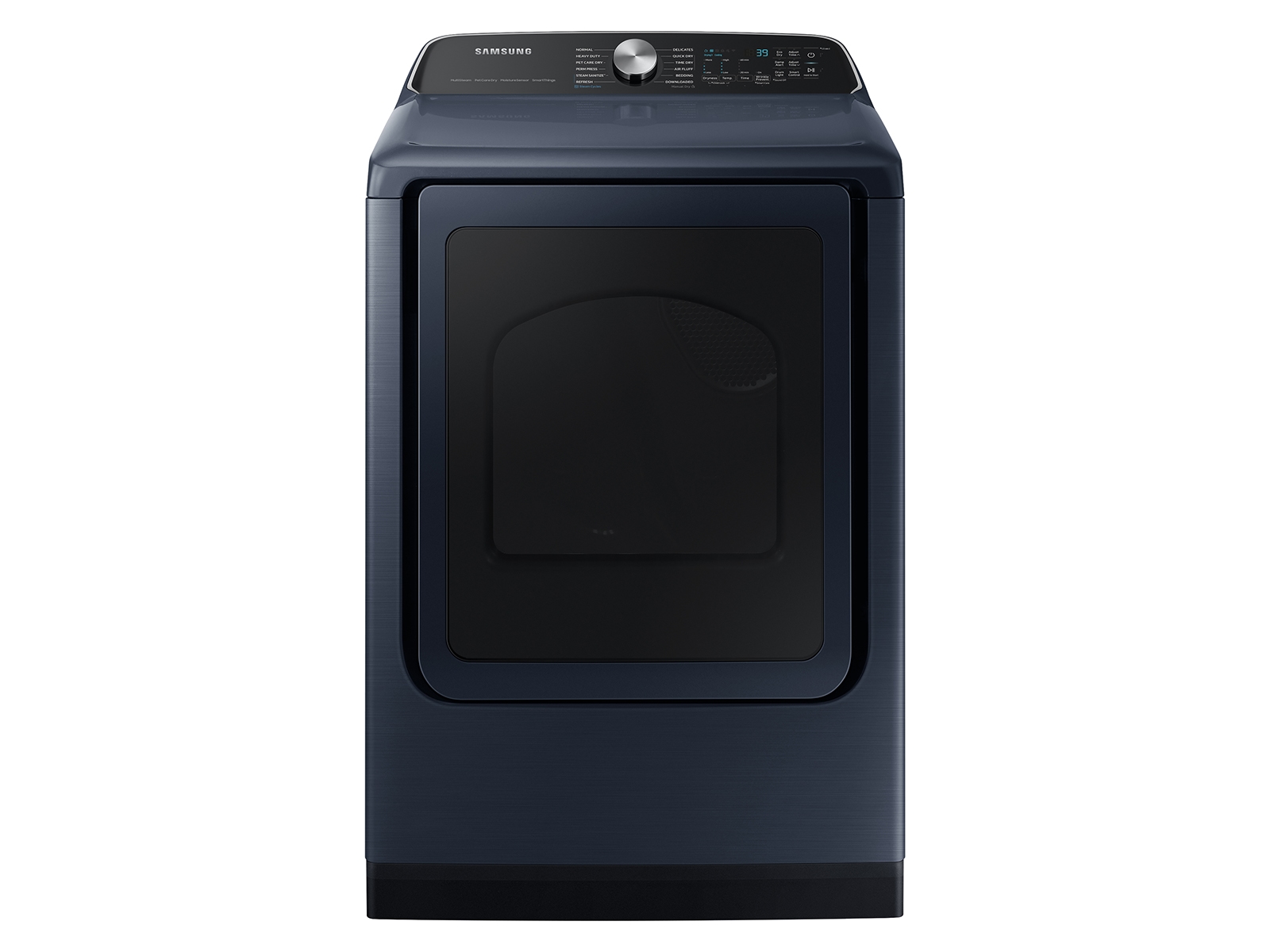 Samsung 7.4 cu. ft. Smart Gas Dryer with Pet Care Dry and Steam Sanitize+ in Brushed Navy Blue(DVG54CG7150DA3)