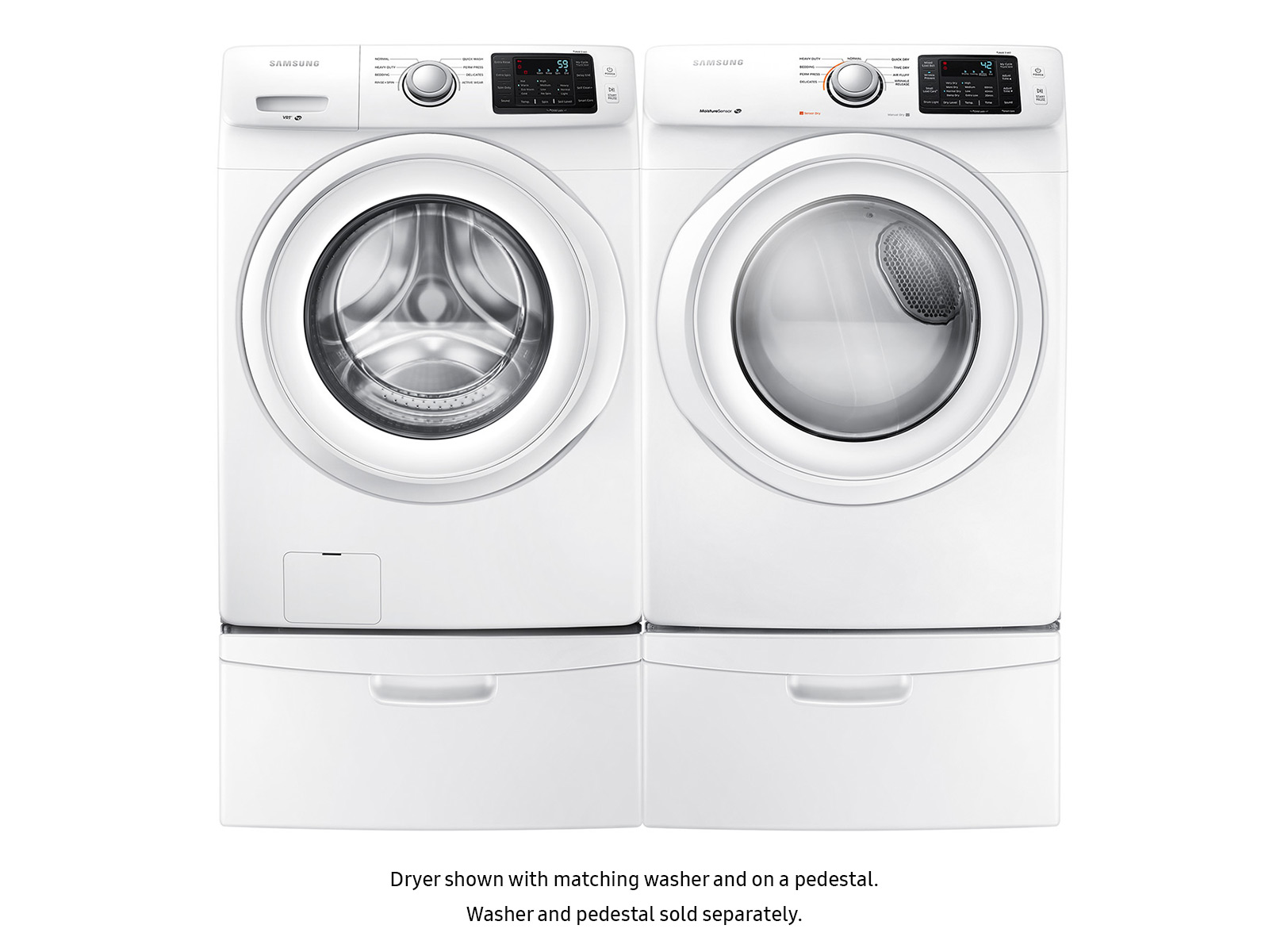 Model: DV42H5000GW | Samsung DV5000 7.5 cu. ft. Gas Dryer 