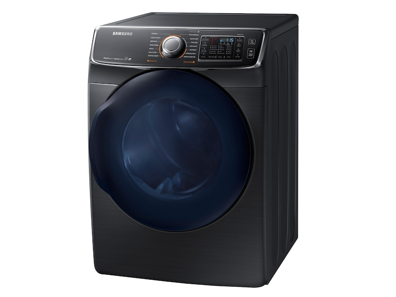 7.5 cu. ft. Gas Dryer in Black Stainless Steel