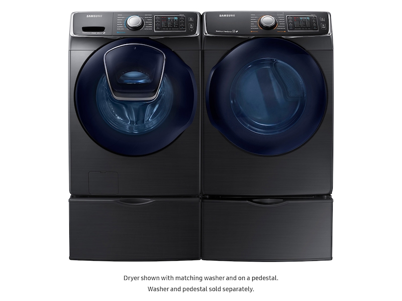 7.5 cu. ft. Gas Dryer in Black Stainless Steel