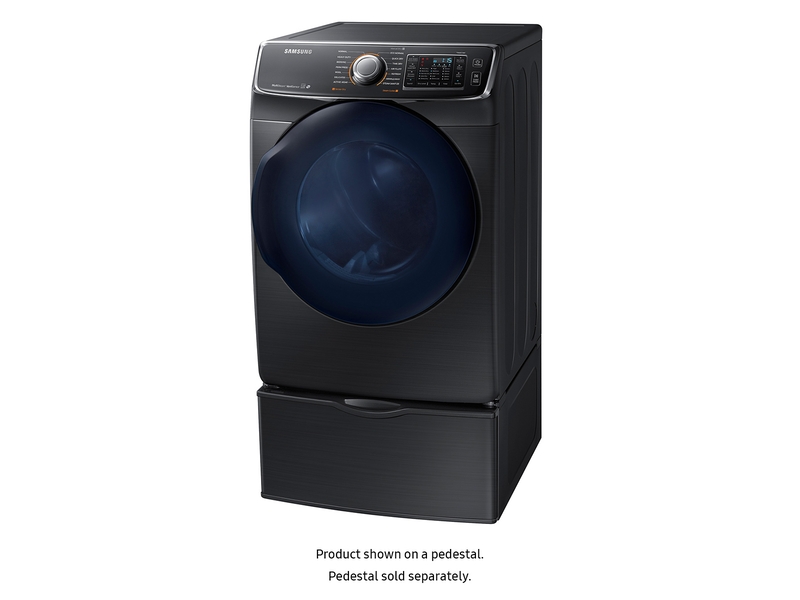 7.5 cu. ft. Gas Dryer in Black Stainless Steel
