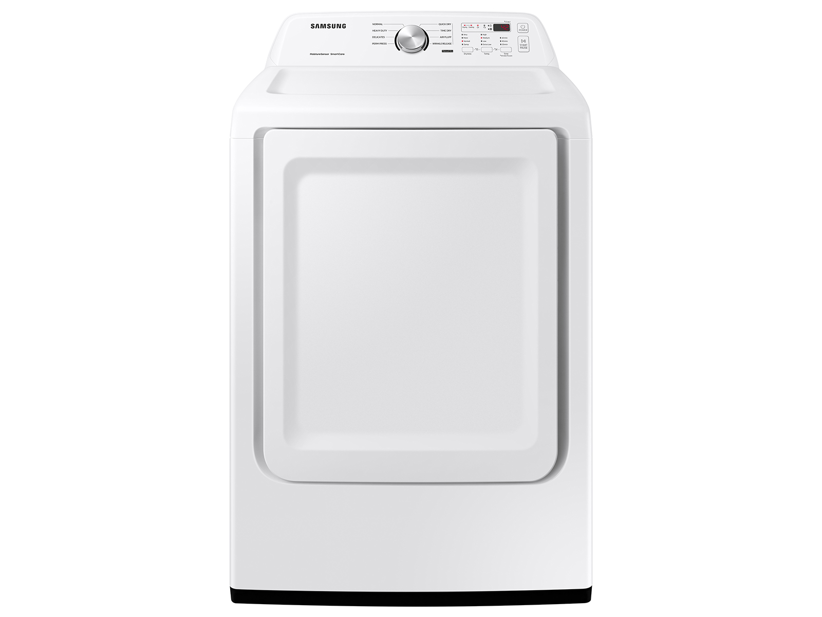**7.2 cu. ft. Electric Dryer with Sensor Dry in White**