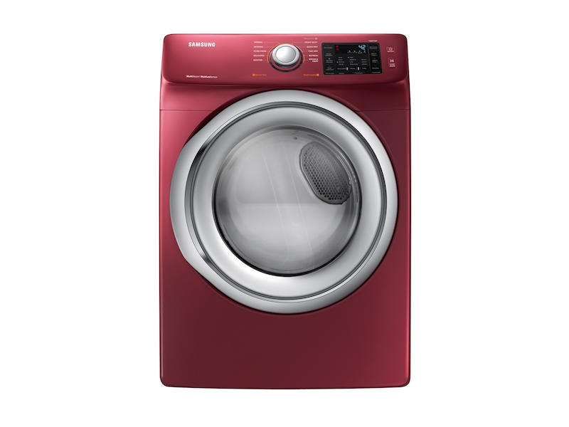 7.5 cu. ft. Electric Dryer with Steam in Merlot