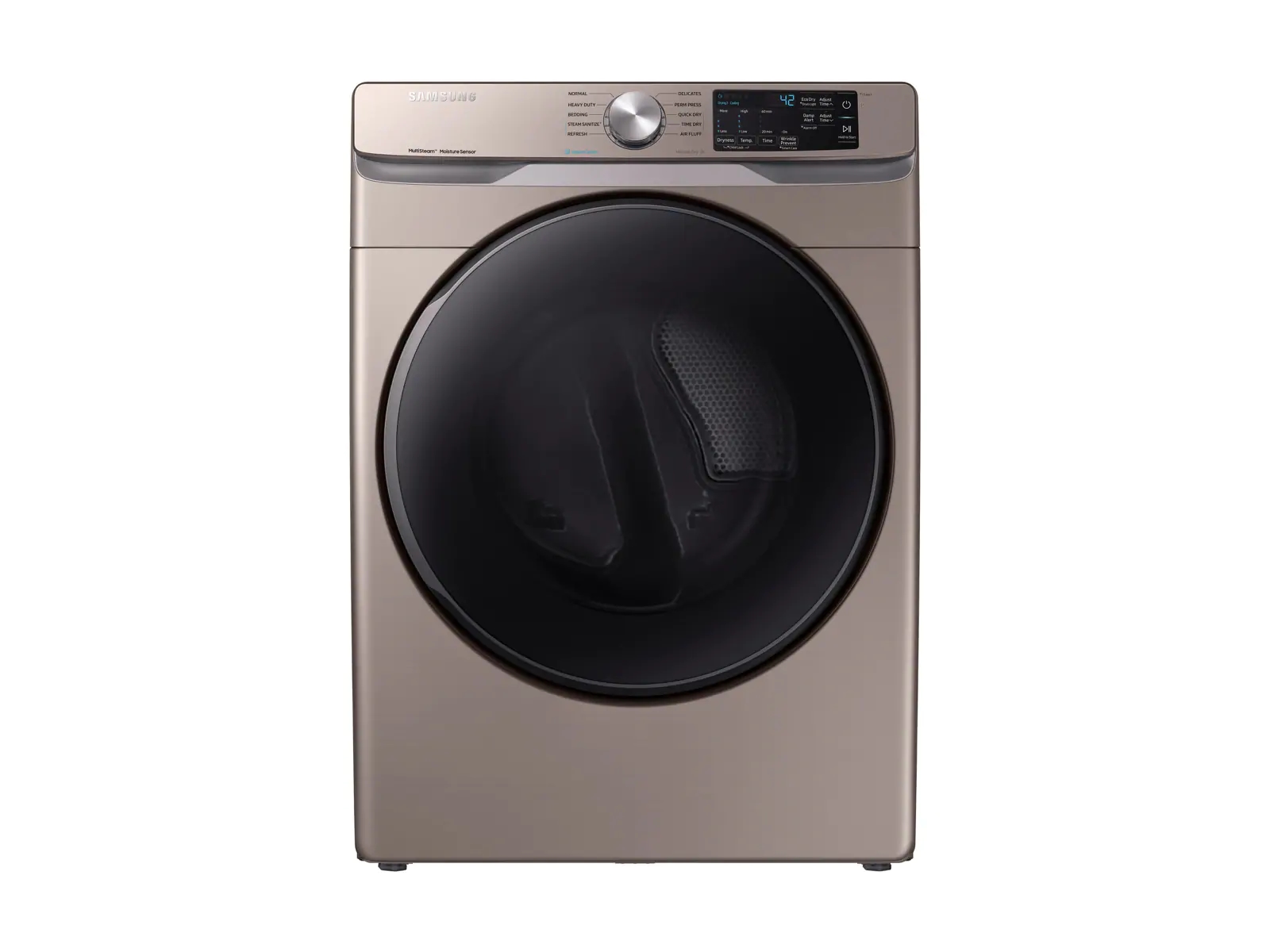 Photos - Tumble Dryer Samsung 7.5 cu. ft. Gas Dryer with Steam Sanitize+ in Champagne(DVG45R6100 