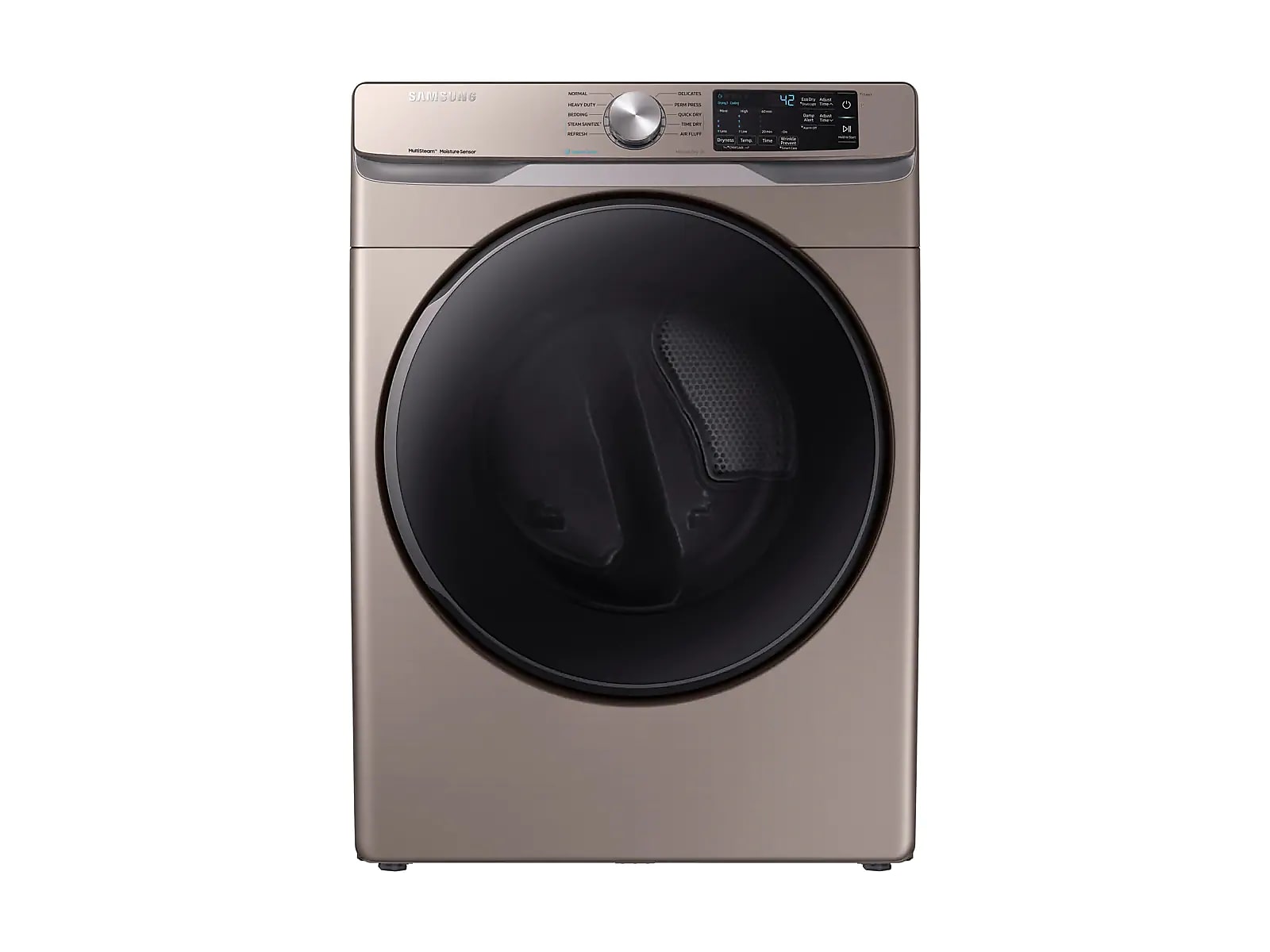 Samsung 7.5 cu. ft. Gas Dryer with Steam Sanitize+ in Champagne(DVG45R6100C/A3)