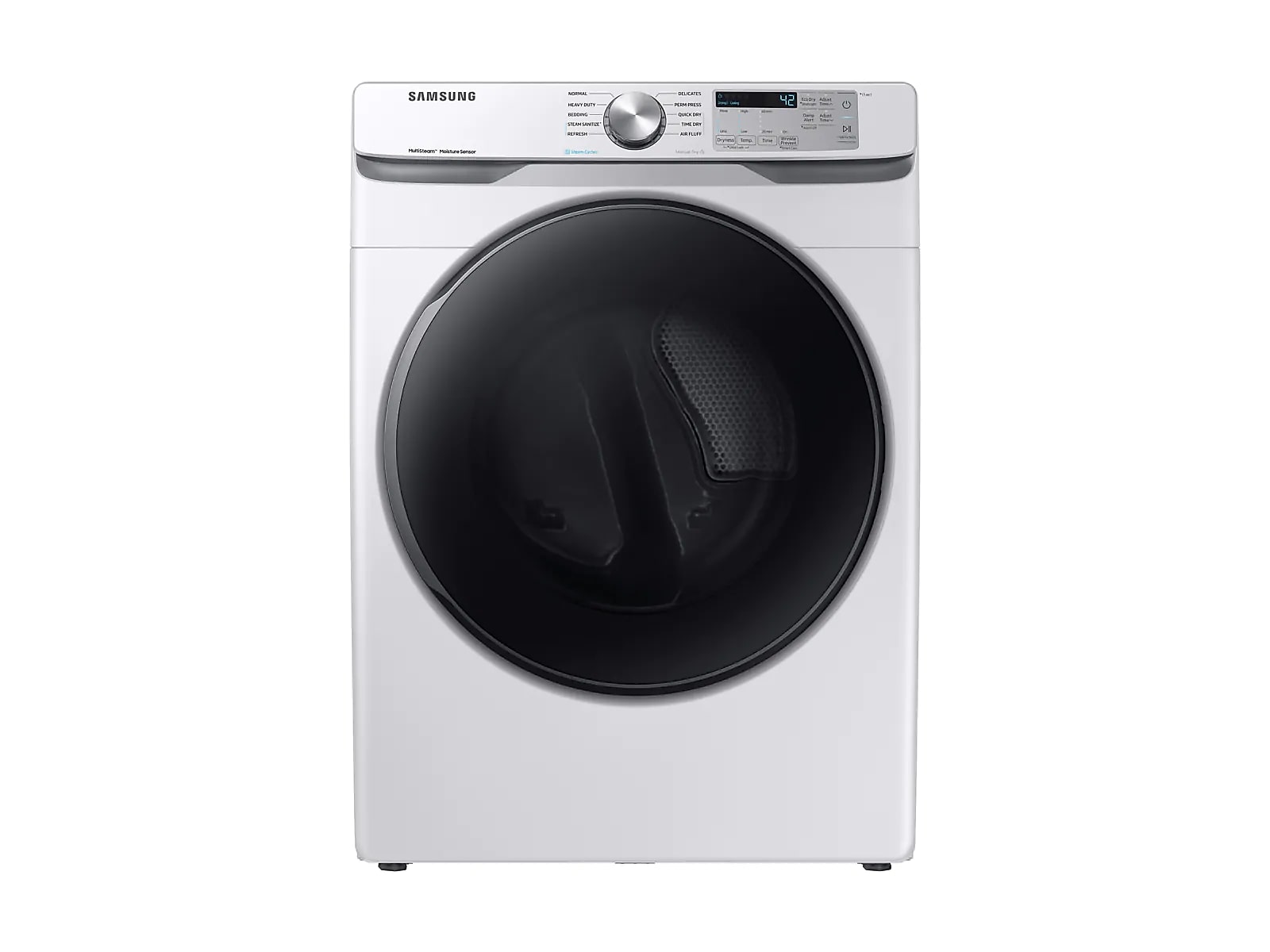 Samsung 7.5 cu. ft. Gas Dryer with Steam Sanitize+ in White(DVG45R6100W/A3)
