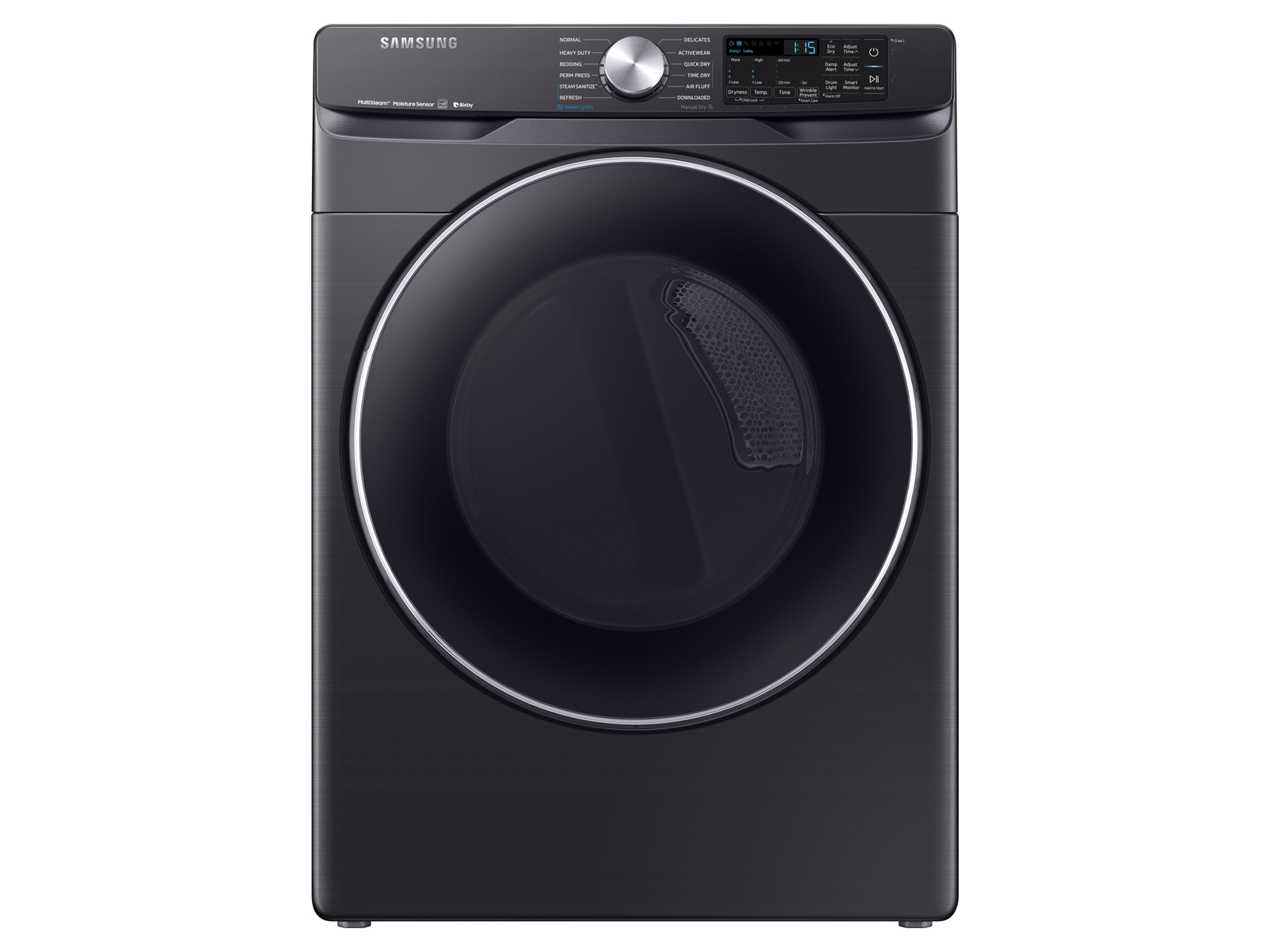 Samsung 7.5 cu. ft. Smart Gas Dryer with Steam Sanitize+ in Black Stainless Steel(DVG45R6300V/A3)