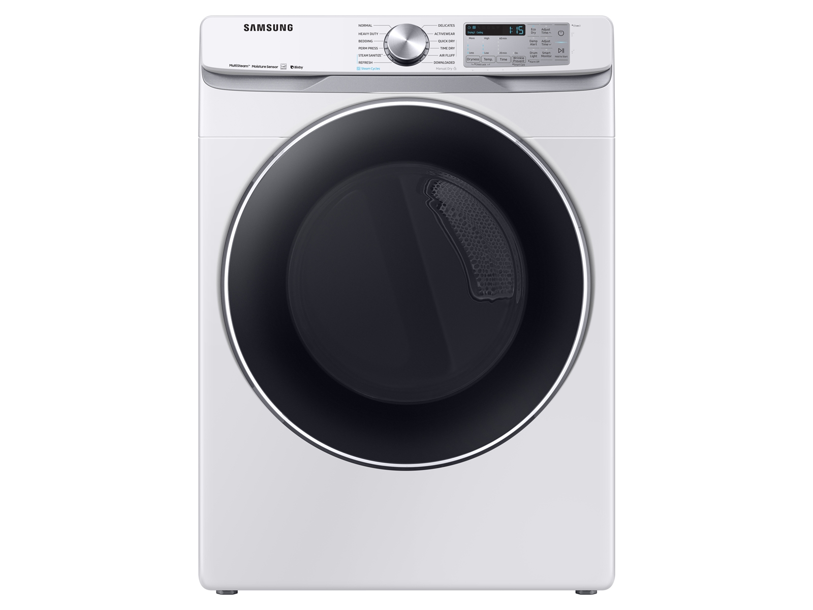 Samsung 7.5 cu. ft. Smart Gas Dryer with Steam Sanitize+ in White(DVG45R6300W/A3)