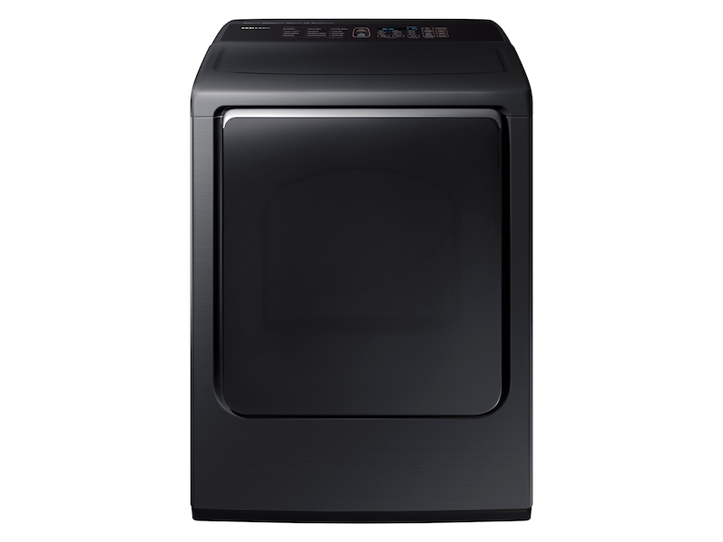 7.4 cu. ft. Smart Gas Dryer with Integrated Touch Controls in Black Stainless Steel