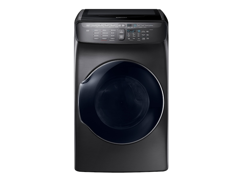 7.5 cu. ft. Smart Gas Dryer with FlexDry&trade; in Black Stainless Steel