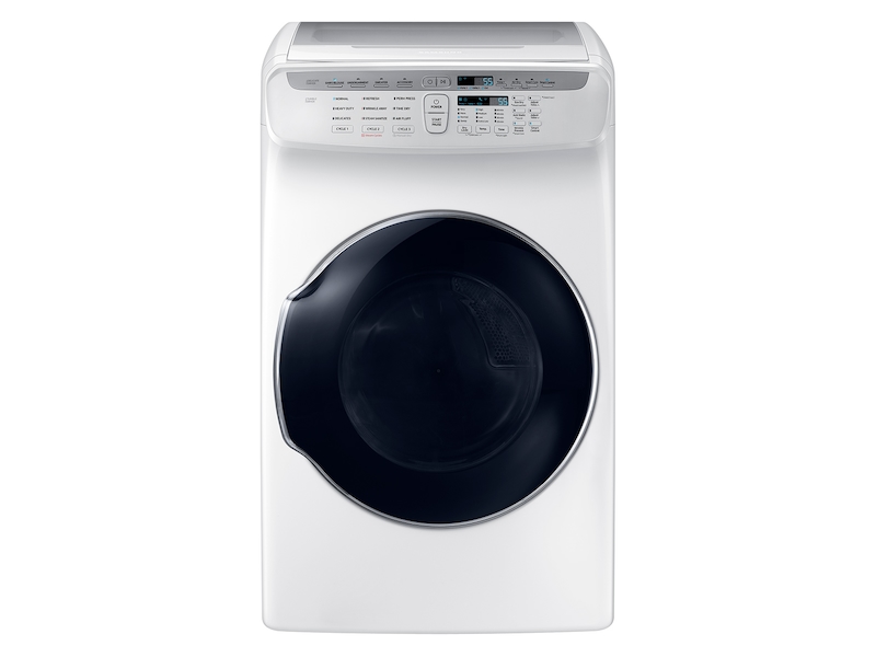 7.5 cu. ft. Smart Gas Dryer with FlexDry&trade; in White
