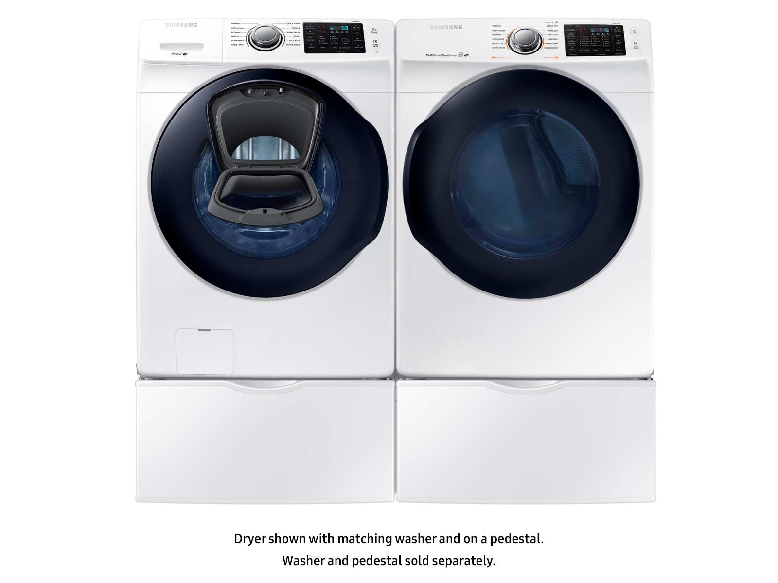7.5 cu. ft. Gas Dryer in White