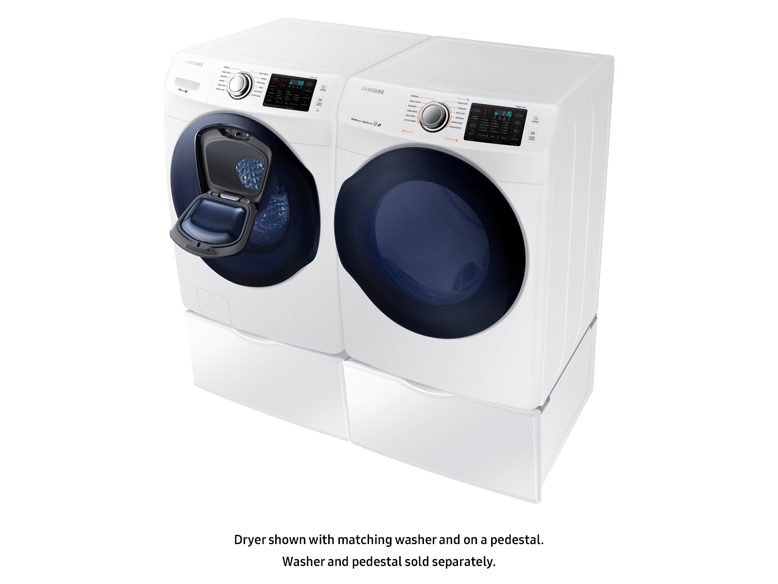 7.5 cu. ft. Gas Dryer in White