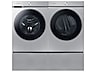 Thumbnail image of Bespoke Ultra Capacity AI Front Load Washer and Electric Dryer in Silver Steel