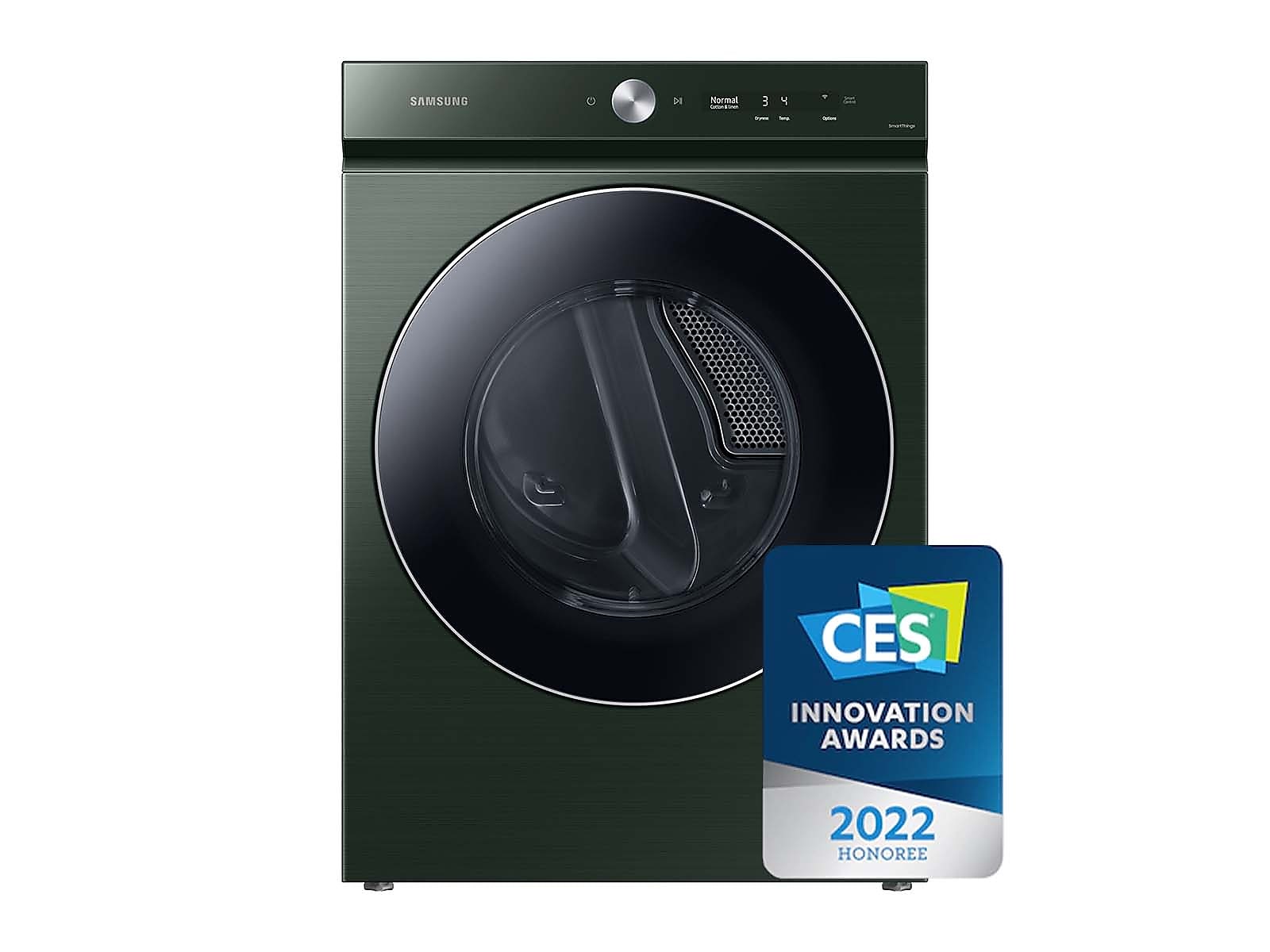 Samsung Bespoke 7.6 cu. ft. Ultra Capacity Electric Dryer with AI Optimal Dry and Super Speed Dry in Forest Green(DVE53BB8900GA3)