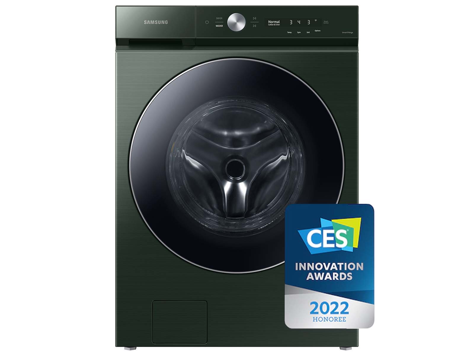 Photos - Washing Machine Samsung Bespoke 5.3 cu. ft. Ultra Capacity Front Load Washer with AI OptiW 