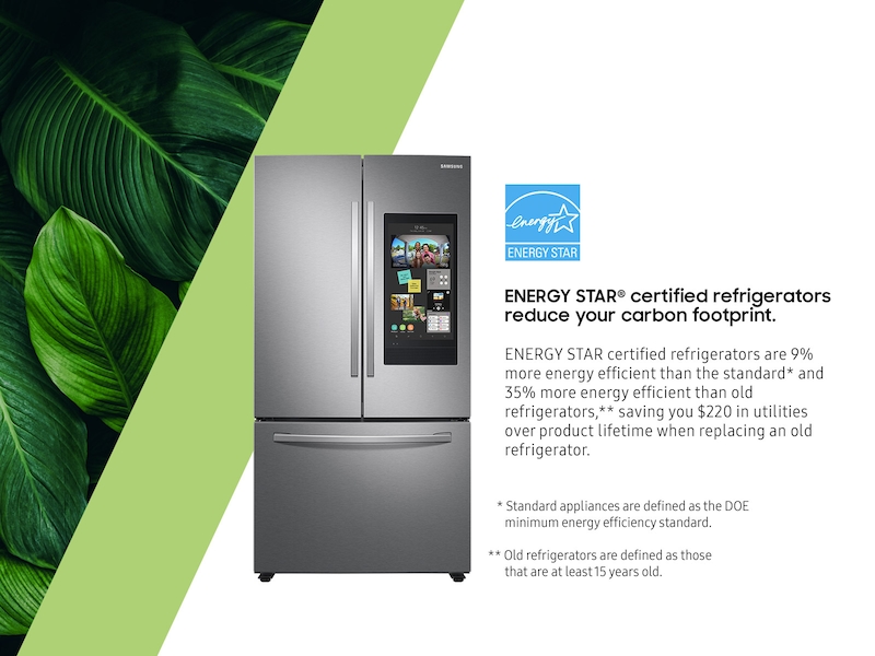28 cu. ft. 3-Door French Door Refrigerator with Family Hub&trade; in Stainless Steel