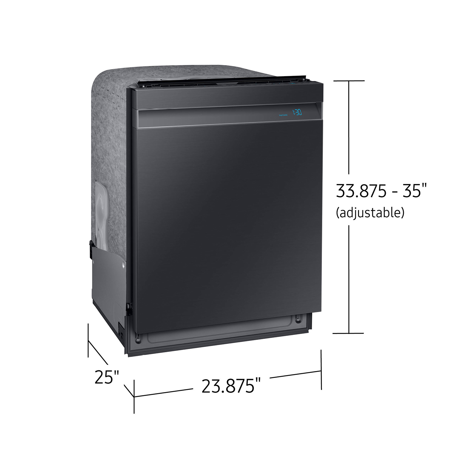 Thumbnail image of AutoRelease Smart 39dBA Dishwasher with Linear Wash in Black Stainless Steel