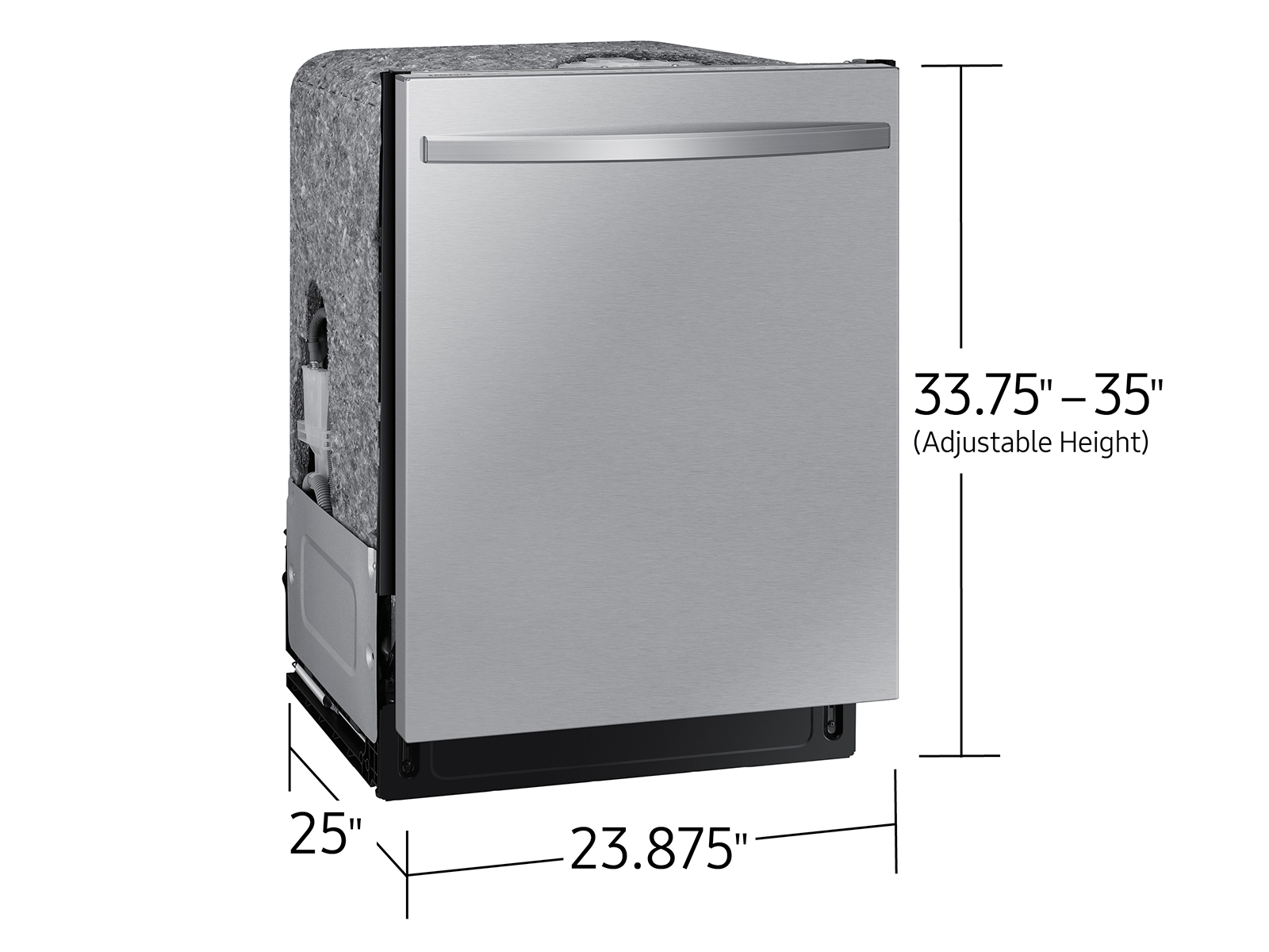 Smart 46 dBA Dishwasher with StormWash™ in Fingerprint