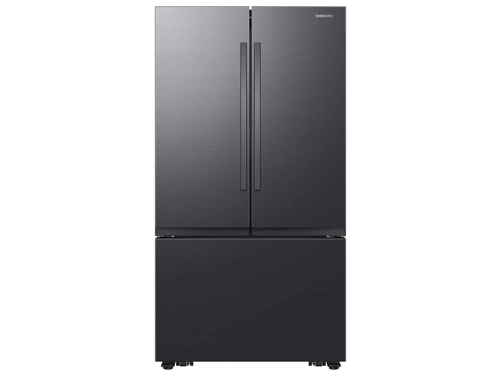 Thumbnail image of 32 cu. ft. Mega Capacity 3-Door French Door Refrigerator with Dual Auto Ice Maker in Matte Black Steel